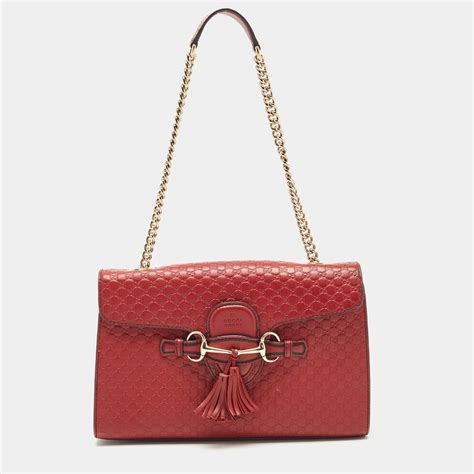 gucci purse red emily